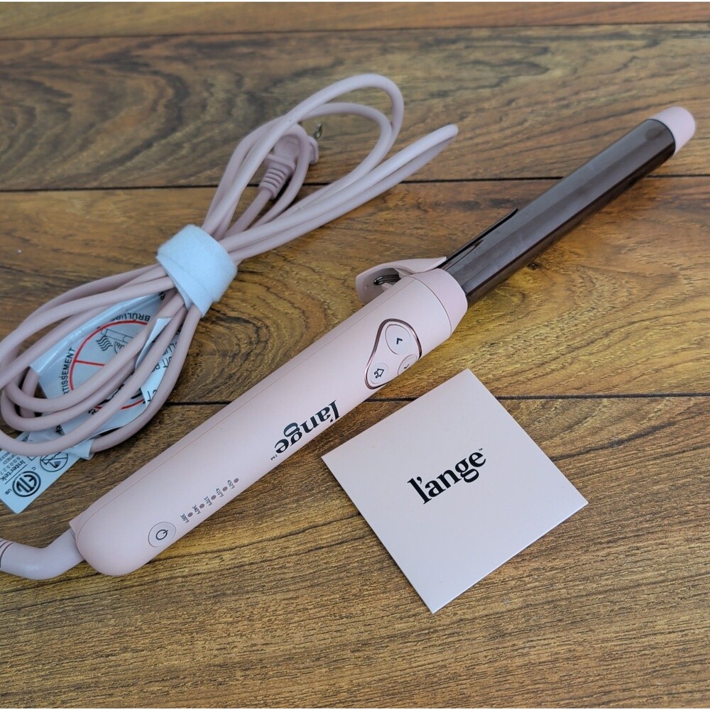 l’ange Blush 25mm 1” Le Pirouette Titanium Rotating Curling Iron Lange iange